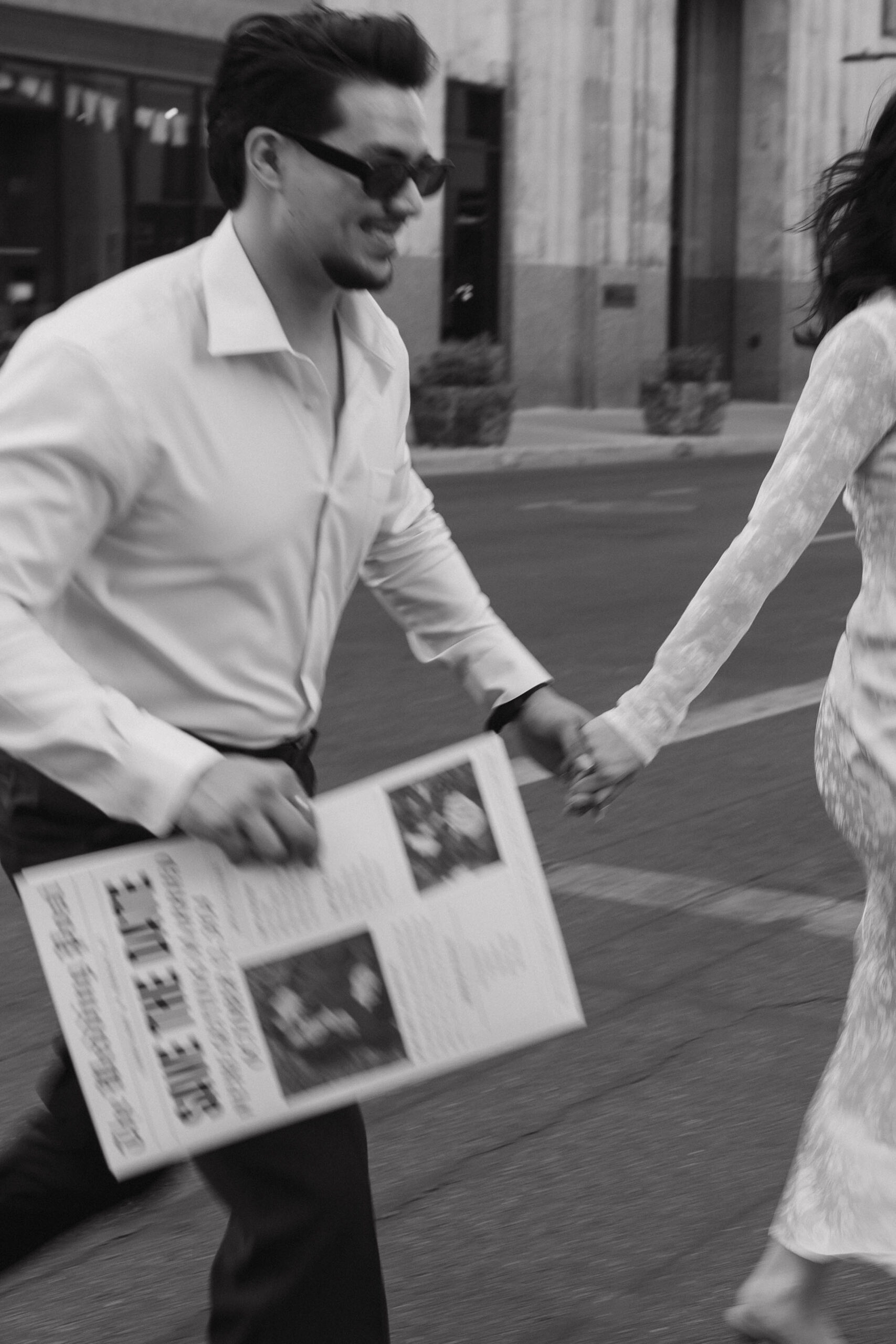 Autumn Engagement Photos in Downtown Phoenix