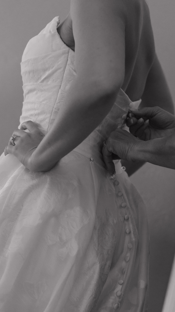 bride getting ready