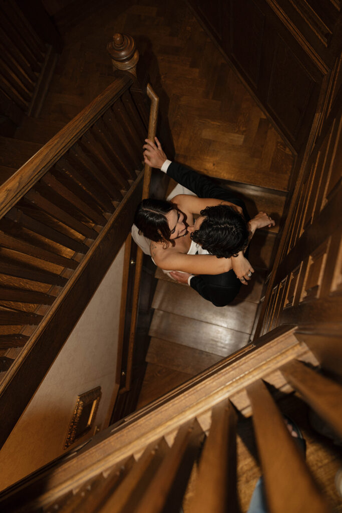 indoor bridal portraits