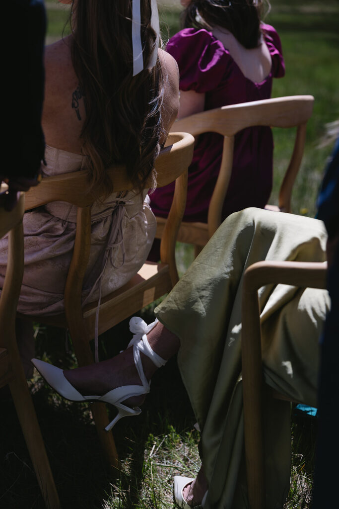 outdoor mountain ceremony in boulder