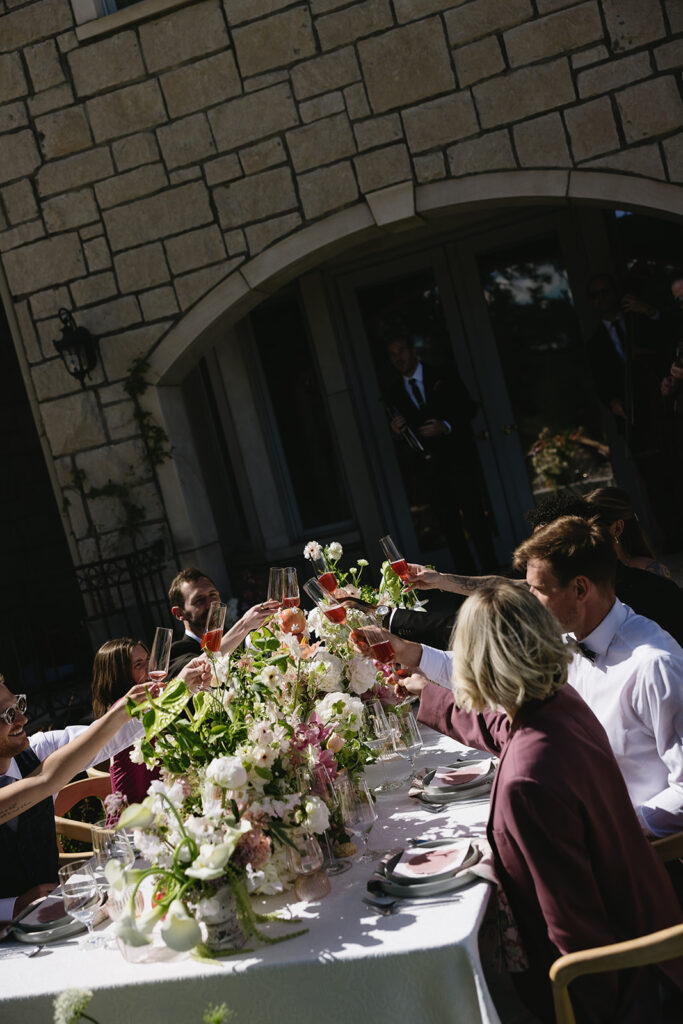 spring wedding reception decor and ideas romantic at greystone castle boulder