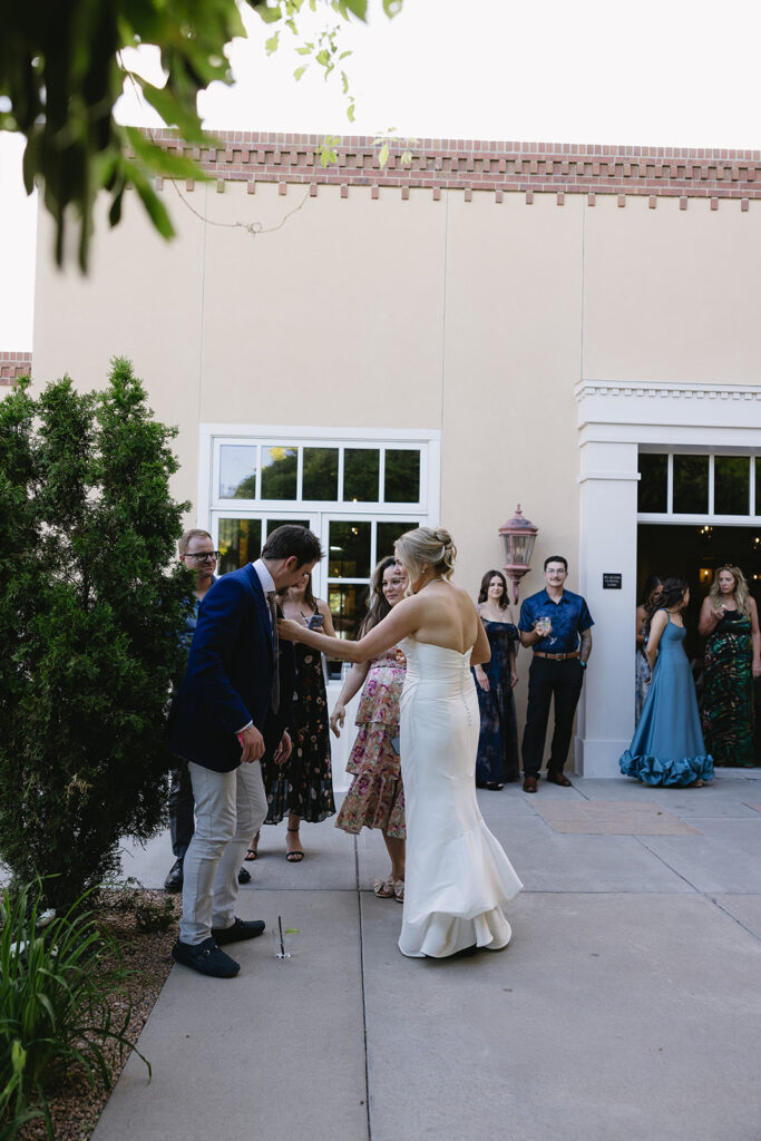 wedding guest photos during reception