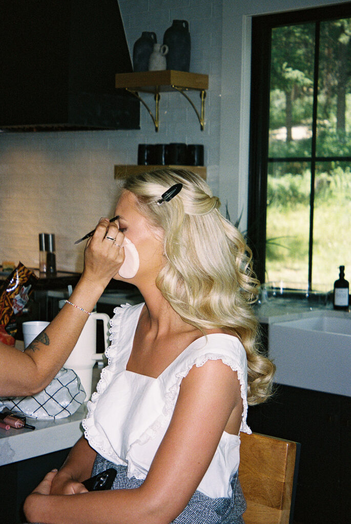 film wedding photos at spruce mountain ranch
