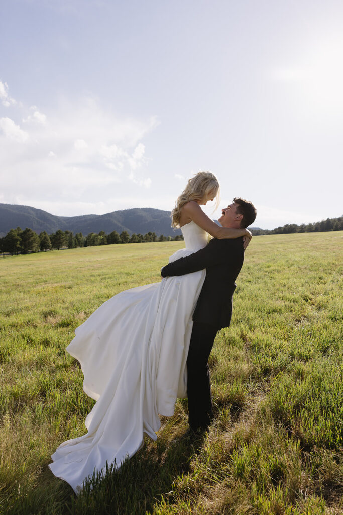 A Spruce Mountain Ranch Wedding With Rustic Charm and Timeless Elegance