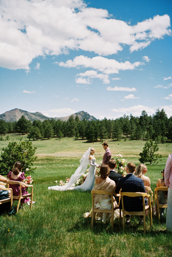 film wedding photography in colorado at greystone castle