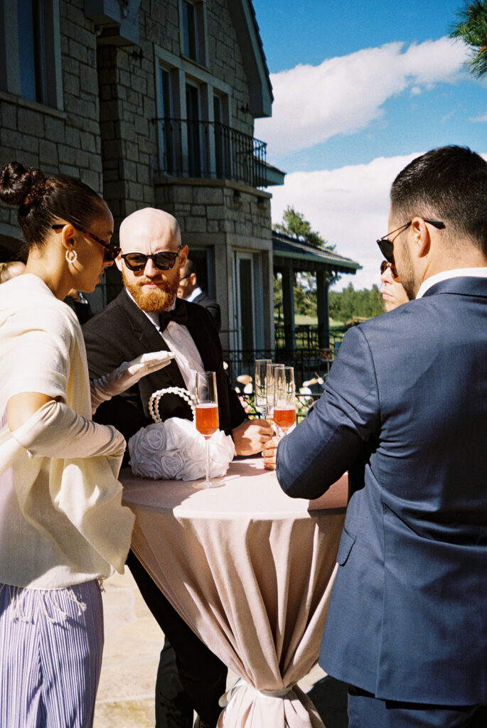 wedding photojournalism in colorado at greystone castle