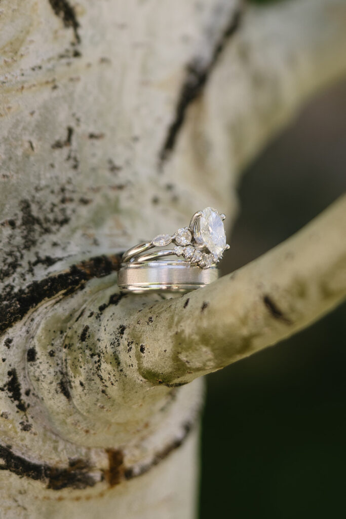 mountain wedding photos in steamboat spring for a destination wedding in colorado