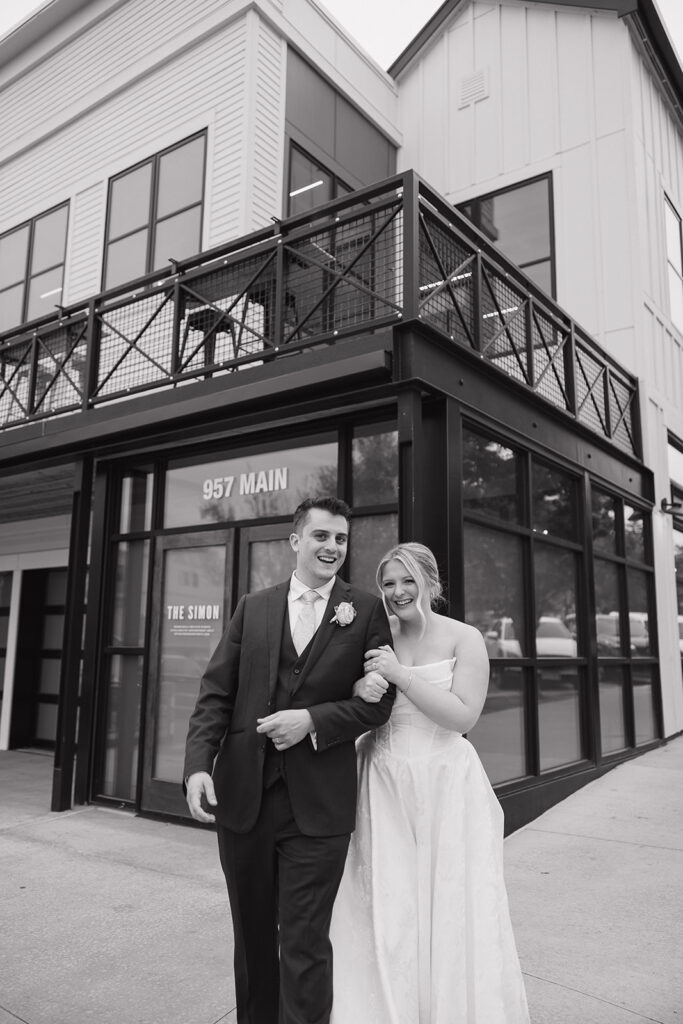 bride and groom photos in the mountains at a colorado wedding venue in the spring
