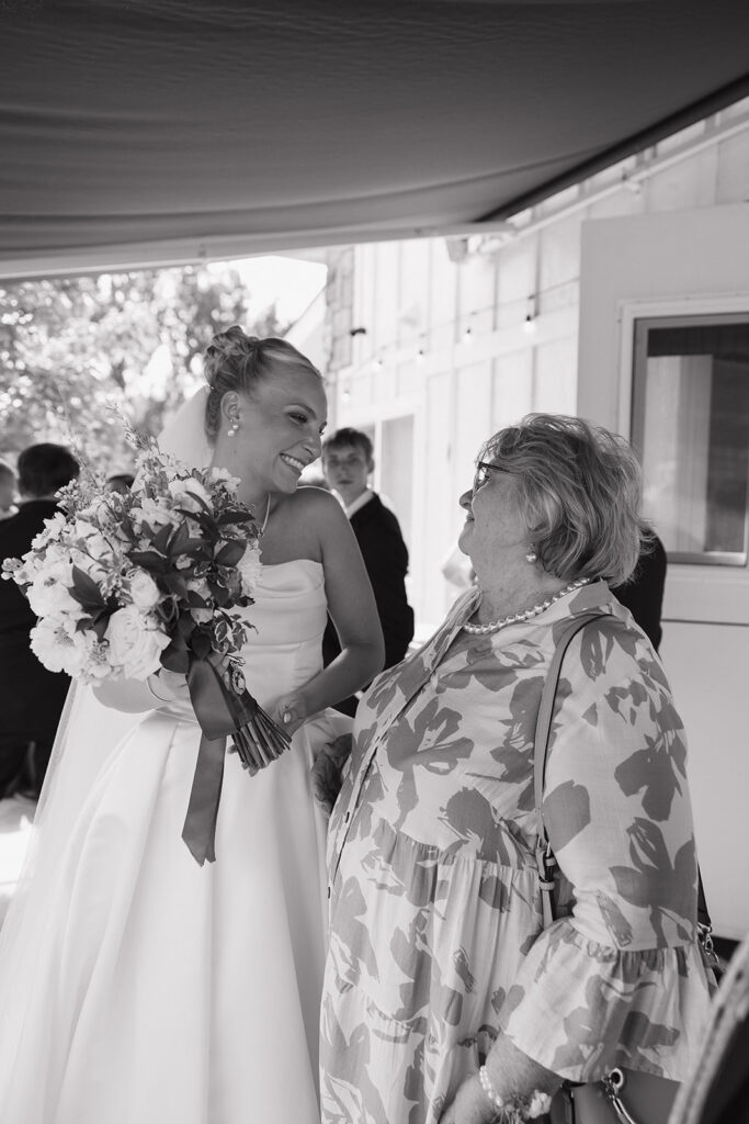 outdoor wedding ceremony for a private family estate wedding in boise idaho