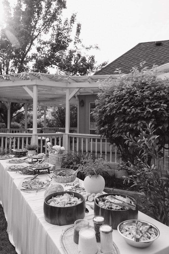 summer wedding table decor