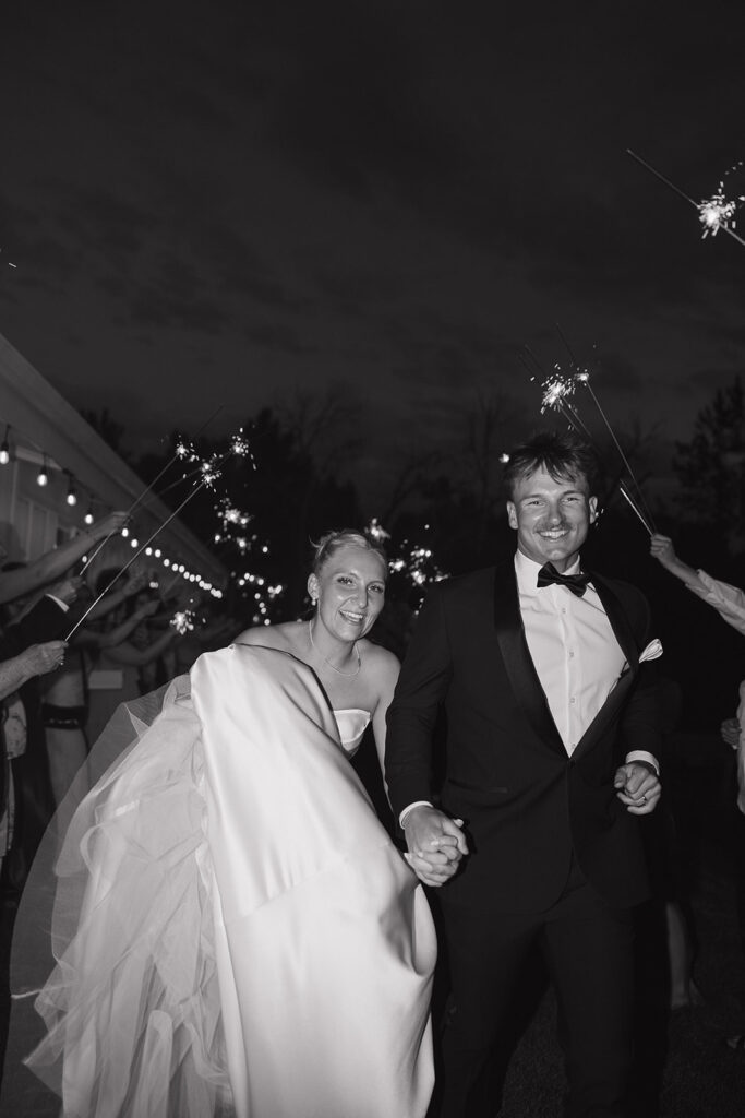 sparklers wedding exit